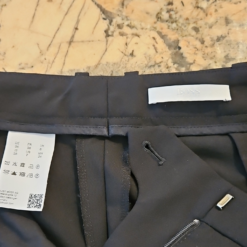 Hugo Boss Midnight Black Formal Pants